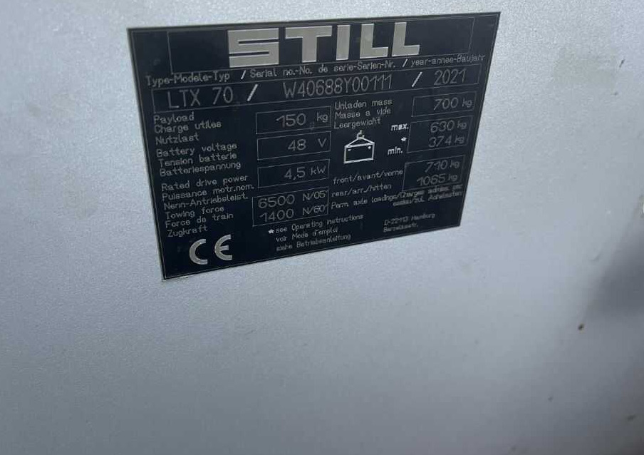 Still LTX70 - Chariot tracteur: photos 4 Still LTX70 - Chariot tracteur: photos 4