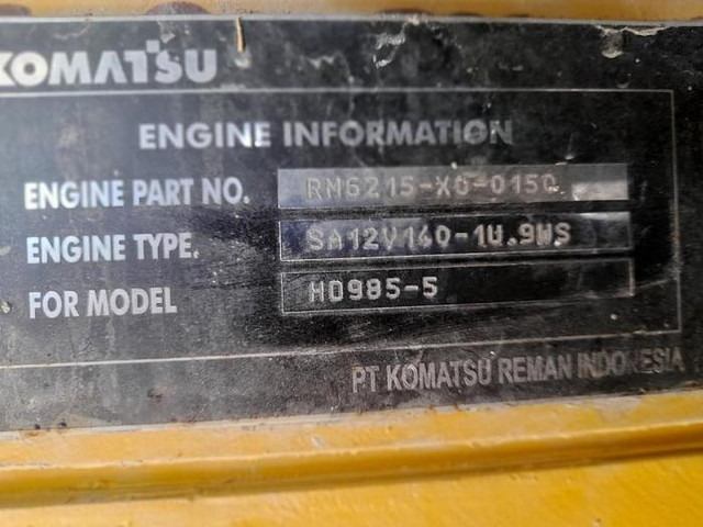 Komatsu SA12V140 - WA800 - HD785 - HD985 - D475 engine - - Moteur: photos 5 Komatsu SA12V140 - WA800 - HD785 - HD985 - D475 engine - - Moteur: photos 5