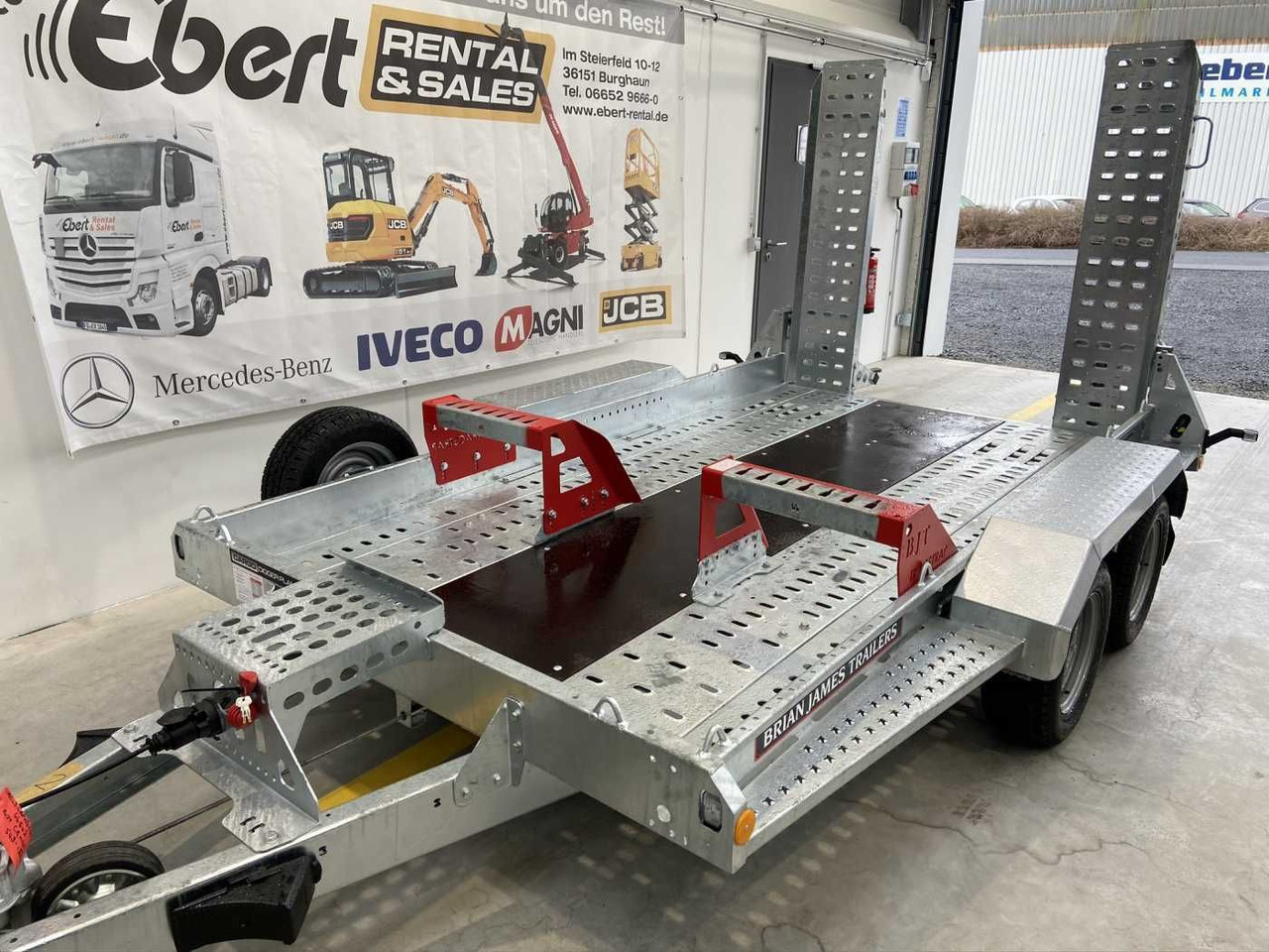 Brian James Cargo Digger Plant 2 / Länge: 3.200mm / 3.500kg - Remorque porte-engin surbaissée: photos 5 Brian James Cargo Digger Plant 2 / Länge: 3.200mm / 3.500kg - Remorque porte-engin surbaissée: photos 5