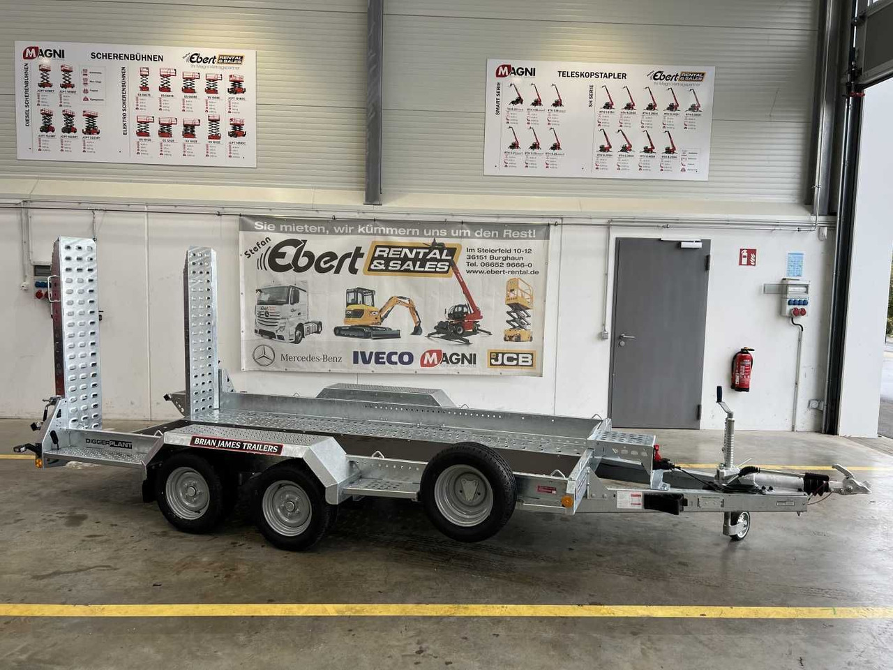 Brian James Cargo Digger Plant 2 / Länge 3.700mm / 3.500kg - Remorque porte-engin surbaissée: photos 1 Brian James Cargo Digger Plant 2 / Länge 3.700mm / 3.500kg - Remorque porte-engin surbaissée: photos 1