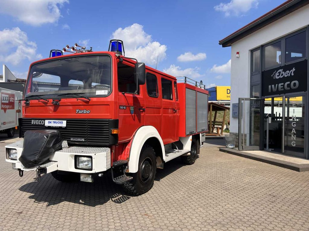 Iveco 90-16 AW 4x4 LF8 Feuerwehr Standheizung 9 Sitze - Camion de pompier: photos 1 Iveco 90-16 AW 4x4 LF8 Feuerwehr Standheizung 9 Sitze - Camion de pompier: photos 1