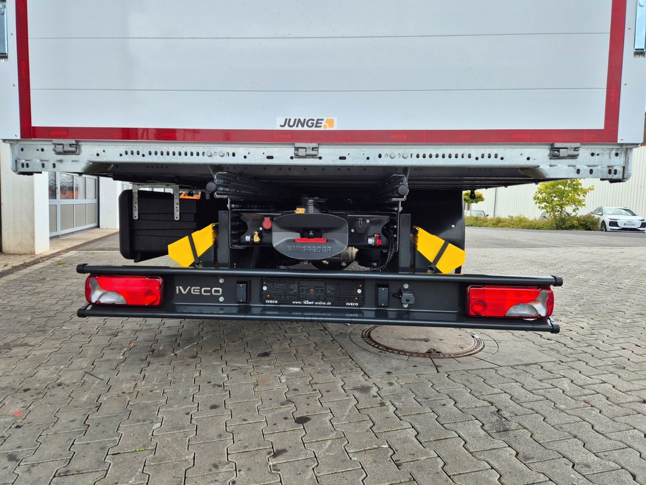 Camion plateau Iveco Eurocargo ML140E28/P Gerüstbau 3 Sitze AHK Klima: photos 9