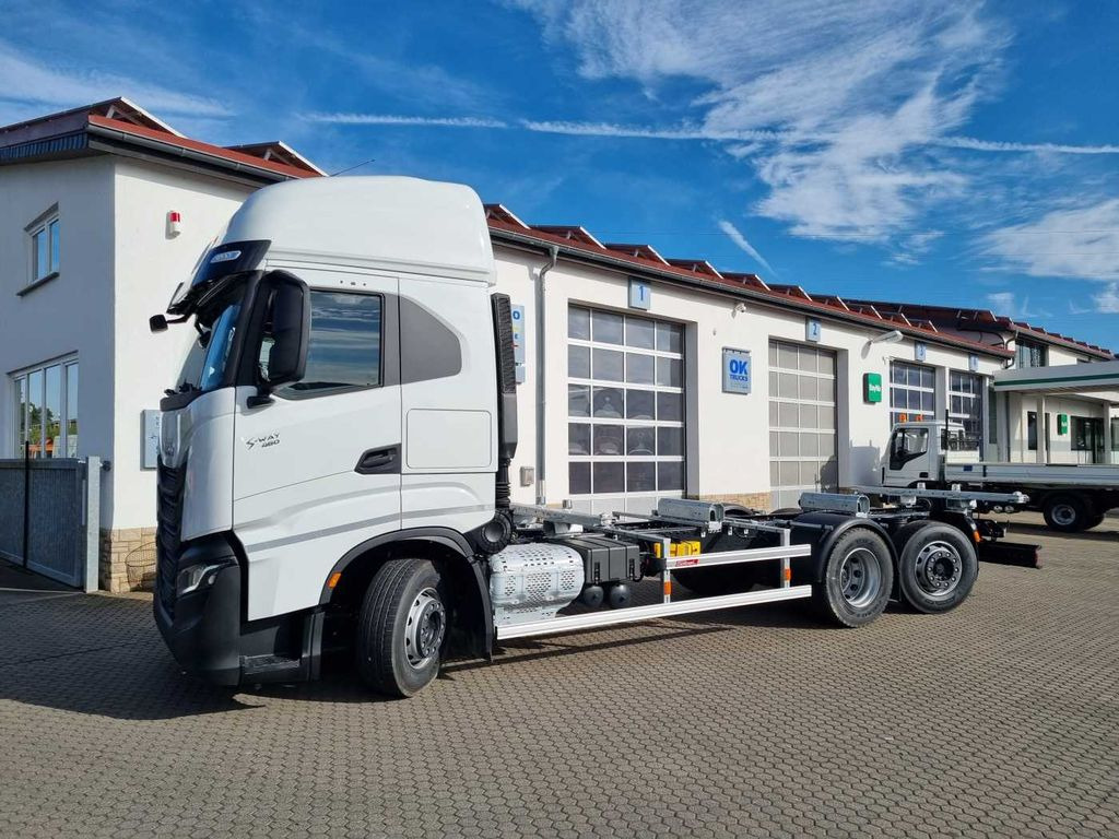 Camion porte-conteneur/ Caisse mobile neuf Iveco S-Way AS260S46 6x2 BDF-Wechsler Intarder 2x vorh: photos 8