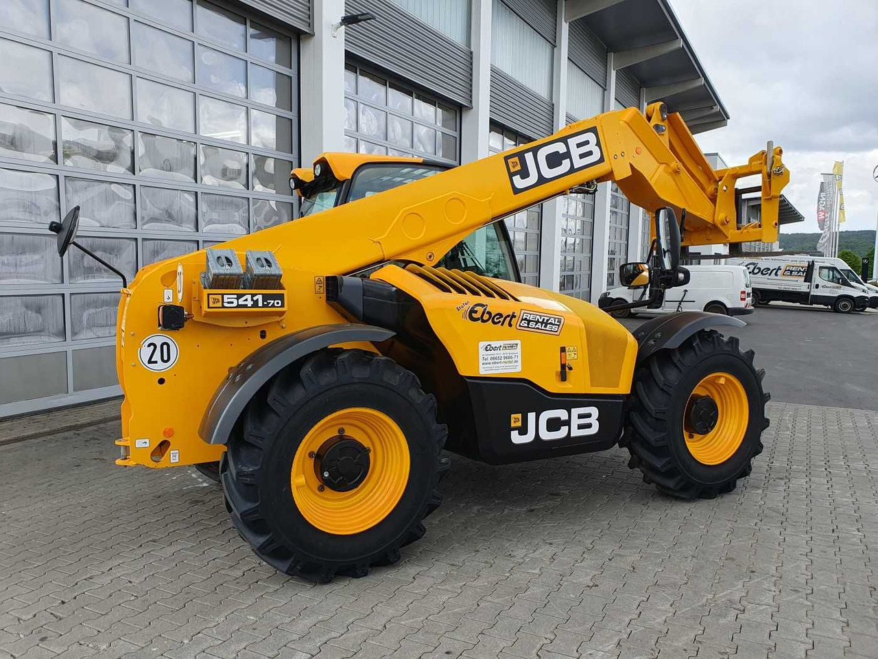 JCB 541-70 / nur 438h / 2022 / 4.100kg / 7m / 109PS - Chariot télescopique: photos 2 JCB 541-70 / nur 438h / 2022 / 4.100kg / 7m / 109PS - Chariot télescopique: photos 2