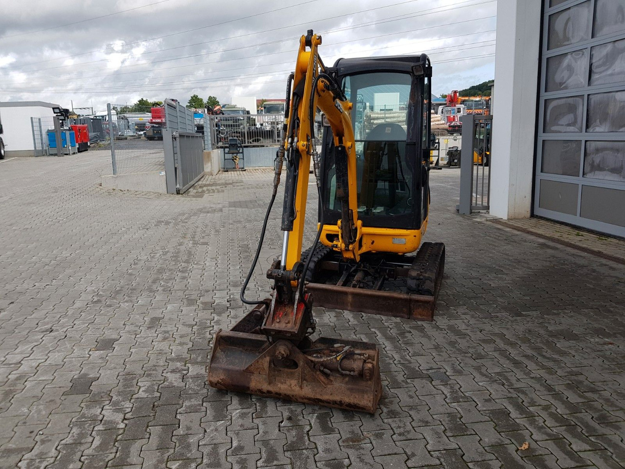 Mini pelle JCB 8018 / 3.420h / hydrl. Grabenräumer / Tieflöffel: photos 8