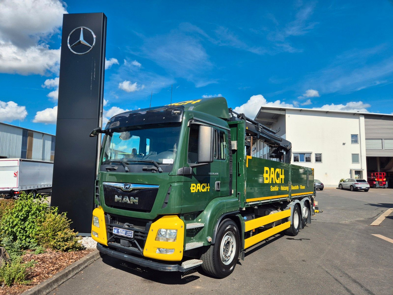 MAN TGS 26.420 6x2-4 LL Hiab 177K PRO 2 Stück - Camion plateau: photos 2 MAN TGS 26.420 6x2-4 LL Hiab 177K PRO 2 Stück - Camion plateau: photos 2