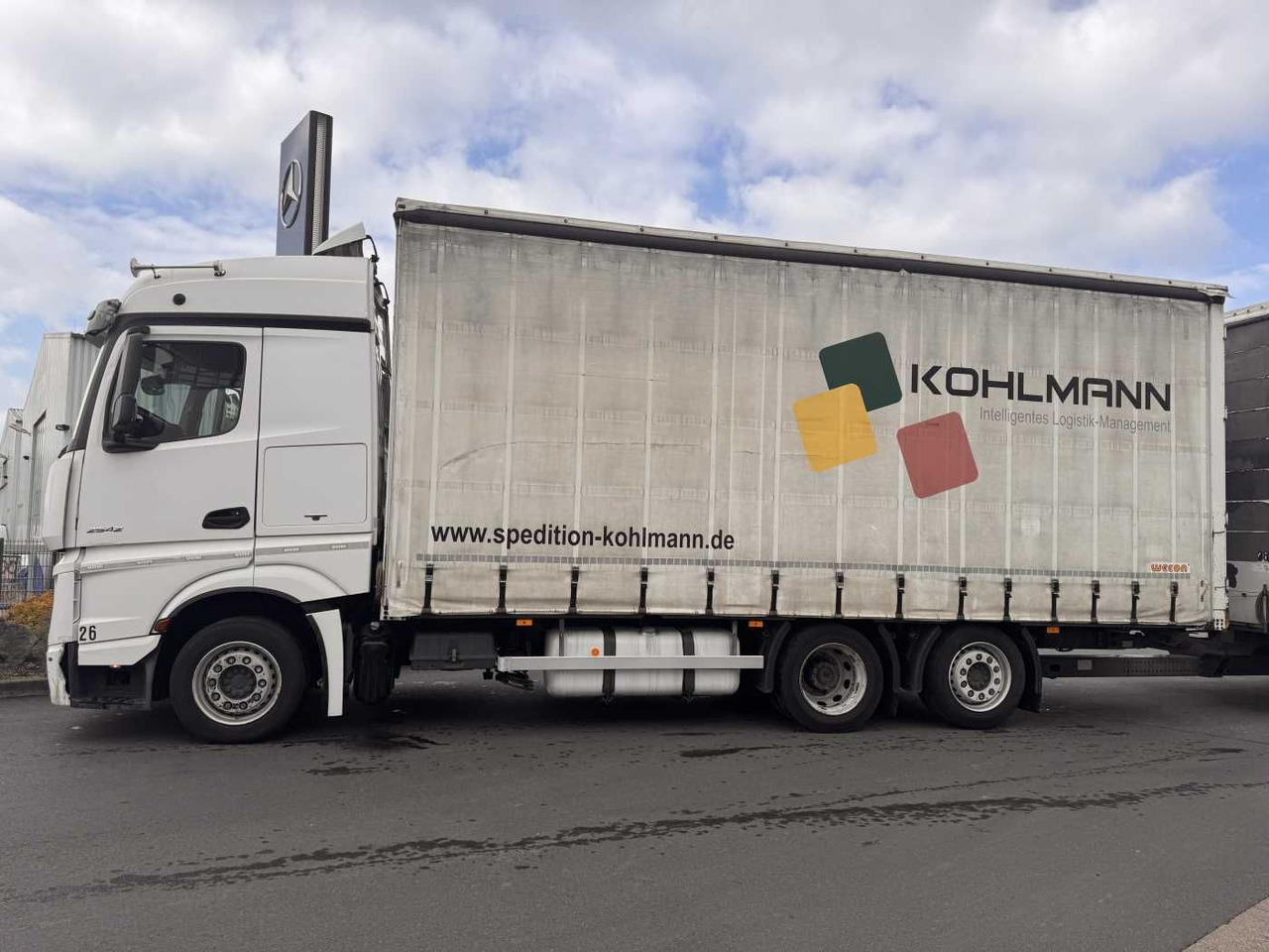 Mercedes-Benz Actros 2542 L 6x2 Retarder Schiebeplane+Verdeck - Camion à rideaux coulissants: photos 4 Mercedes-Benz Actros 2542 L 6x2 Retarder Schiebeplane+Verdeck - Camion à rideaux coulissants: photos 4