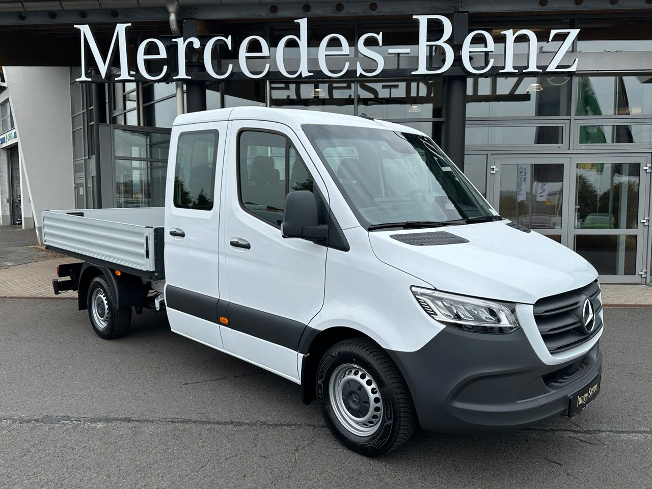 Mercedes-Benz Sprinter 317 CDI 3665 9G DoKa AHK Klima - Utilitaire plateau baché, Utilitaire double cabine: photos 1 Mercedes-Benz Sprinter 317 CDI 3665 9G DoKa AHK Klima - Utilitaire plateau baché, Utilitaire double cabine: photos 1