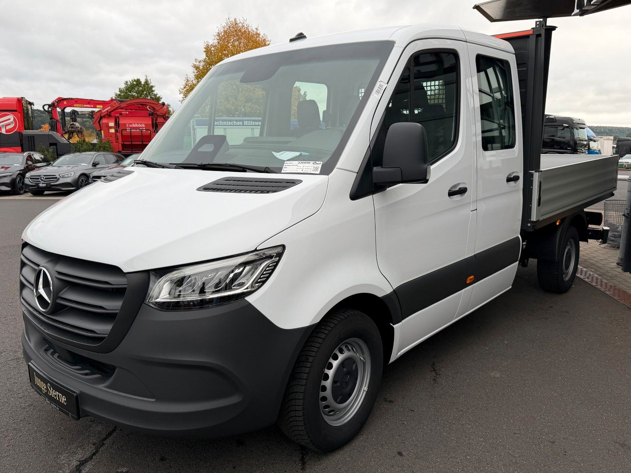 Mercedes-Benz Sprinter 319 CDI 3665 DoKa AHK Klima LED - Utilitaire plateau baché, Utilitaire double cabine: photos 3 Mercedes-Benz Sprinter 319 CDI 3665 DoKa AHK Klima LED - Utilitaire plateau baché, Utilitaire double cabine: photos 3