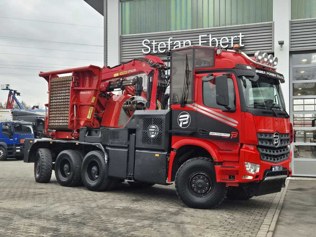 Mercedes-Benz TUROX 8x8 Eschlböck Biber 92 Holzhacker / 1.512h - Camion grumier: photos 5 Mercedes-Benz TUROX 8x8 Eschlböck Biber 92 Holzhacker / 1.512h - Camion grumier: photos 5
