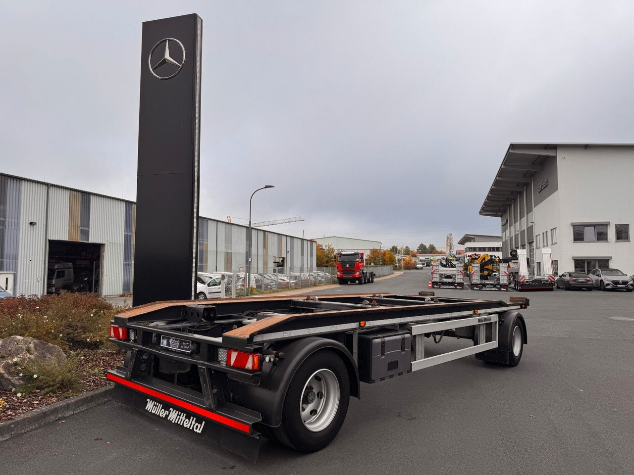 Müller-Mitteltal RA-T 18,0 Containerfahrgestell - Remorque châssis: photos 1 Müller-Mitteltal RA-T 18,0 Containerfahrgestell - Remorque châssis: photos 1