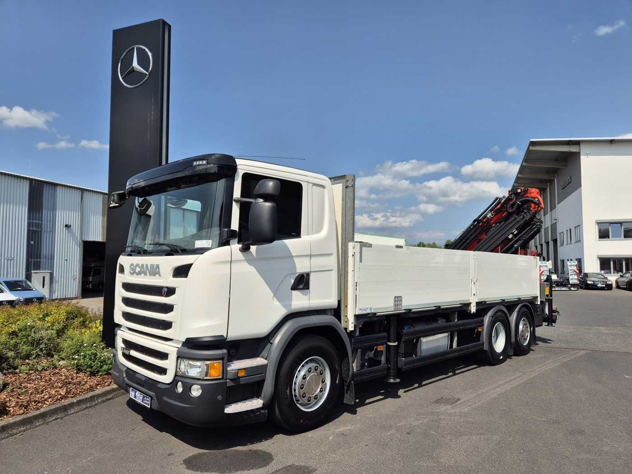 Scania G410 LB6x2*4HNB Palfinger PK 34002-SH E+JIB - Camion plateau, Camion grue: photos 2 Scania G410 LB6x2*4HNB Palfinger PK 34002-SH E+JIB - Camion plateau, Camion grue: photos 2