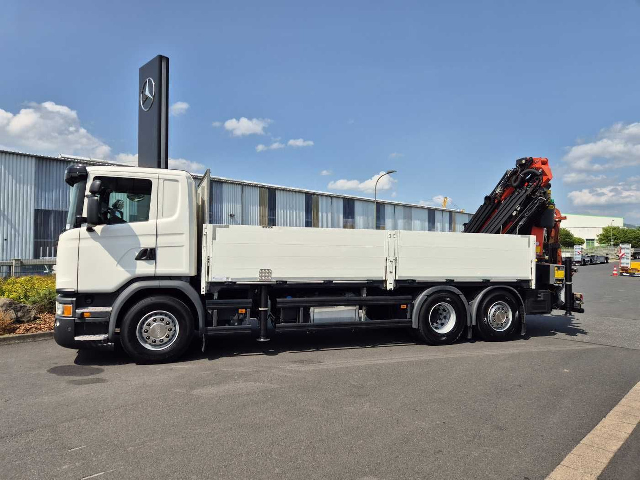 Scania G410 LB6x2*4HNB Palfinger PK 34002-SH E+JIB - Camion plateau, Camion grue: photos 4 Scania G410 LB6x2*4HNB Palfinger PK 34002-SH E+JIB - Camion plateau, Camion grue: photos 4