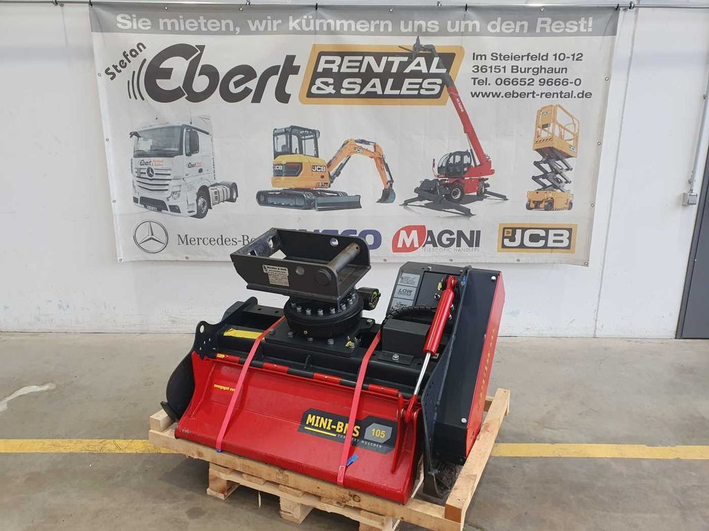 Seppi M. MINI-BMS 105 Mulcher / DEMO / Drehmotor  - Broyeur forestier: photos 1 Seppi M. MINI-BMS 105 Mulcher / DEMO / Drehmotor  - Broyeur forestier: photos 1