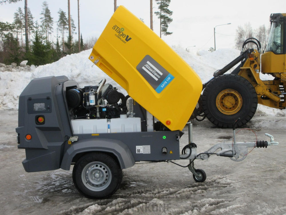 Compresseur d'air Atlas Copco XATS 138 StV Vaunukompressori UUSI: photos 14