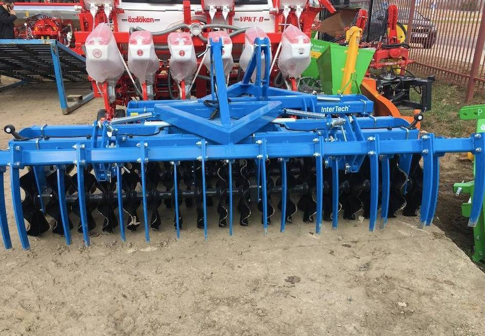 Inter-Tech front disc cultivator 2.5 m with flat bar drag BAP01 - ON STOCK - Cover crop: photos 2 Inter-Tech front disc cultivator 2.5 m with flat bar drag BAP01 - ON STOCK - Cover crop: photos 2