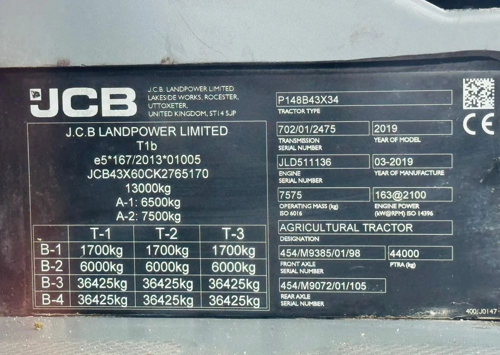 Tracteur agricole JCB FASTRAC 4220: photos 16