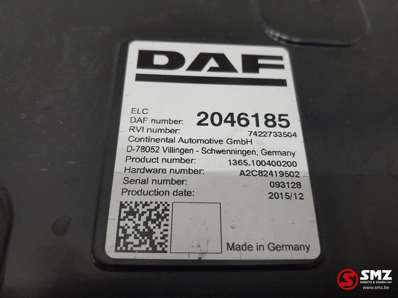 Bloc de gestion pour Camion DAF Occ ECU ELC regeleenheid DAF: photos 6 Bloc de gestion pour Camion DAF Occ ECU ELC regeleenheid DAF: photos 6