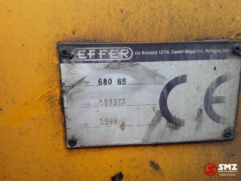 EFFER Occ Autolaadkraan Effer 680 6S + radio remote - Flèche: photos 4 EFFER Occ Autolaadkraan Effer 680 6S + radio remote - Flèche: photos 4