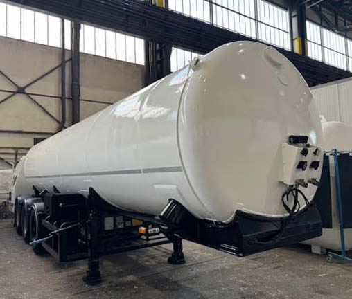CRYOLOR Gas tank semi-trailer cryogenic used for nitrogen, argon, oxygen, LIN, LOX, LAR. - Semi-remorque citerne: photos 1 CRYOLOR Gas tank semi-trailer cryogenic used for nitrogen, argon, oxygen, LIN, LOX, LAR. - Semi-remorque citerne: photos 1