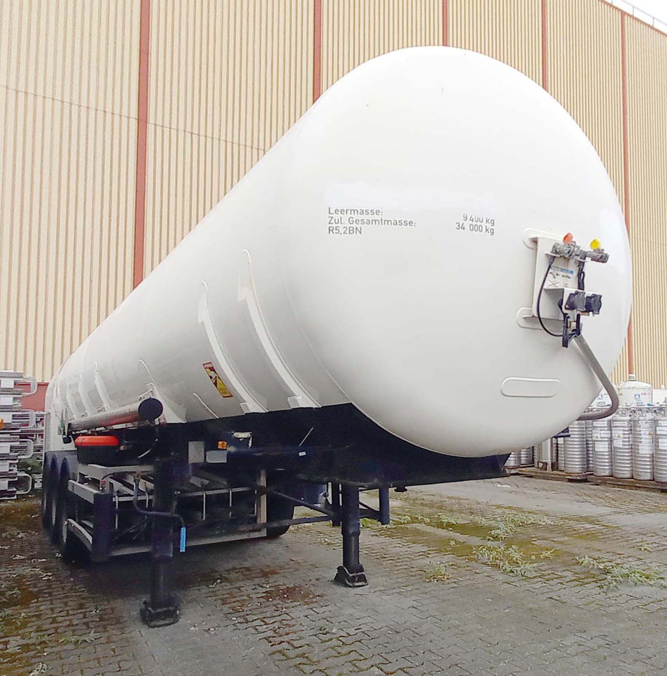 GOFA Gas tank semi-trailer cryogenic used for nitrogen, argon, oxygen, LIN, LOX, LAR - Semi-remorque citerne: photos 1 GOFA Gas tank semi-trailer cryogenic used for nitrogen, argon, oxygen, LIN, LOX, LAR - Semi-remorque citerne: photos 1