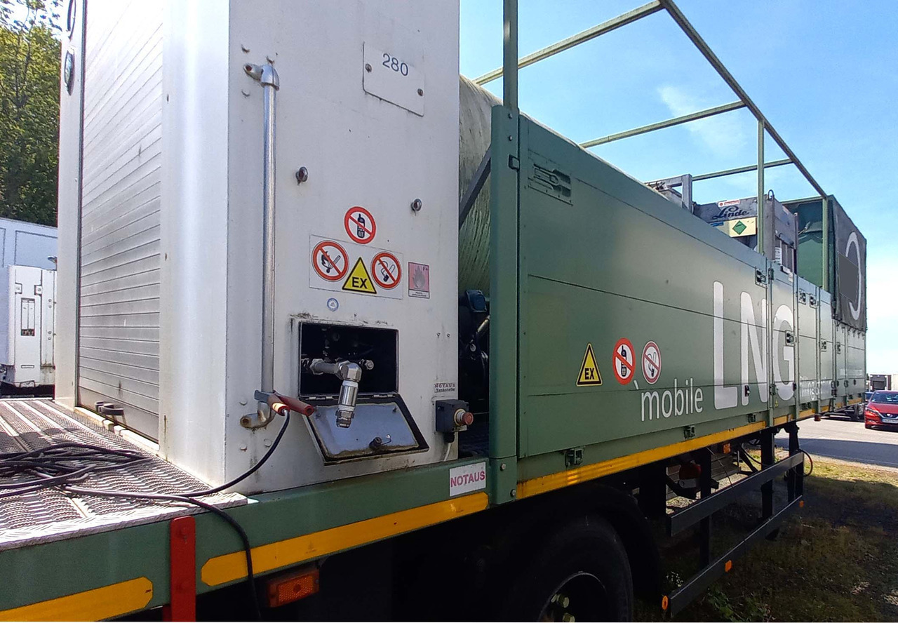 Messer Griesheim Gas tank semi-trailer used for LNG/CNG mobile filling station Methan Gas Cryogenic - Semi-remorque citerne: photos 4 Messer Griesheim Gas tank semi-trailer used for LNG/CNG mobile filling station Methan Gas Cryogenic - Semi-remorque citerne: photos 4