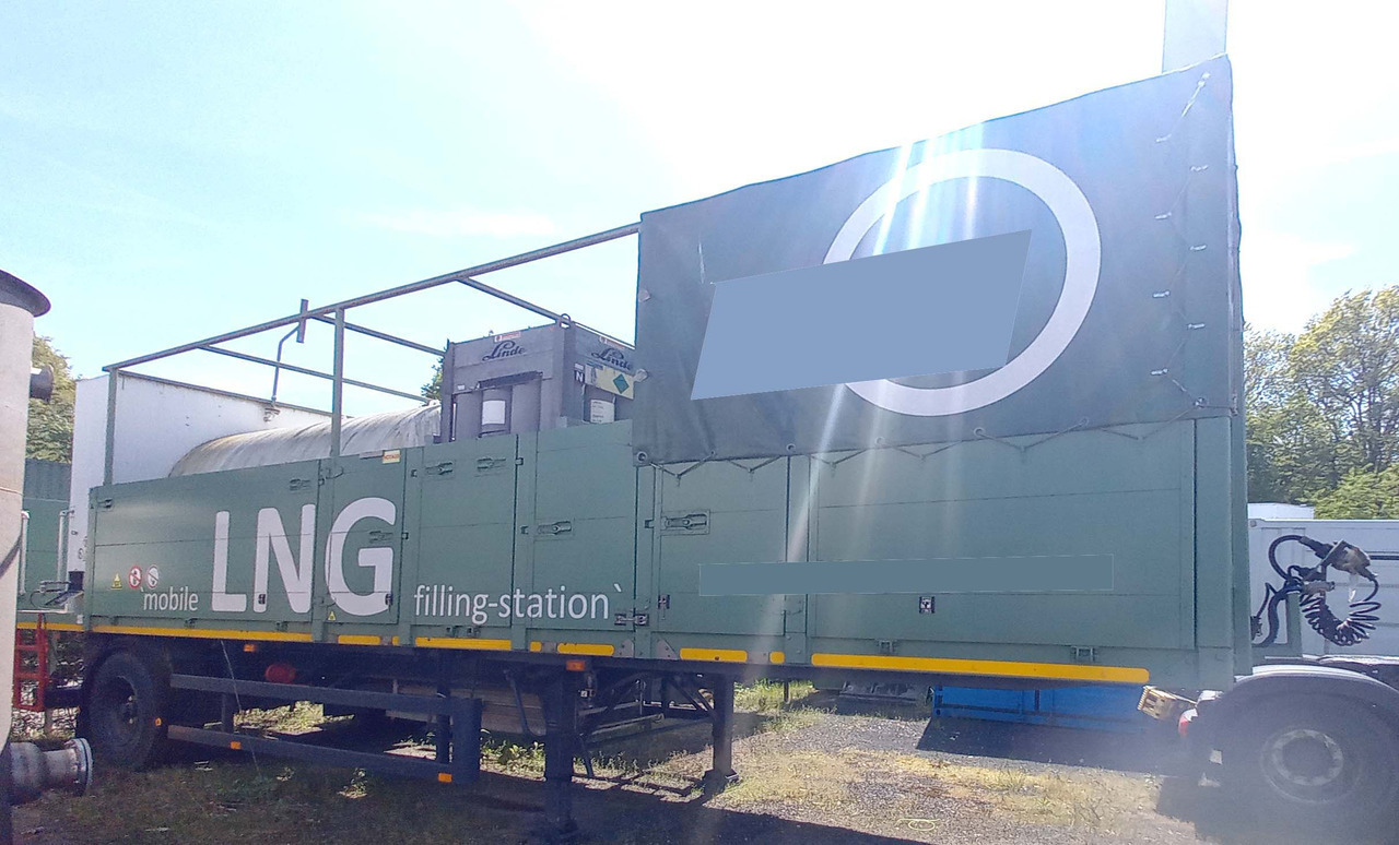 Messer Griesheim Gas tank semi-trailer used for LNG/CNG mobile filling station Methan Gas Cryogenic - Semi-remorque citerne: photos 1 Messer Griesheim Gas tank semi-trailer used for LNG/CNG mobile filling station Methan Gas Cryogenic - Semi-remorque citerne: photos 1