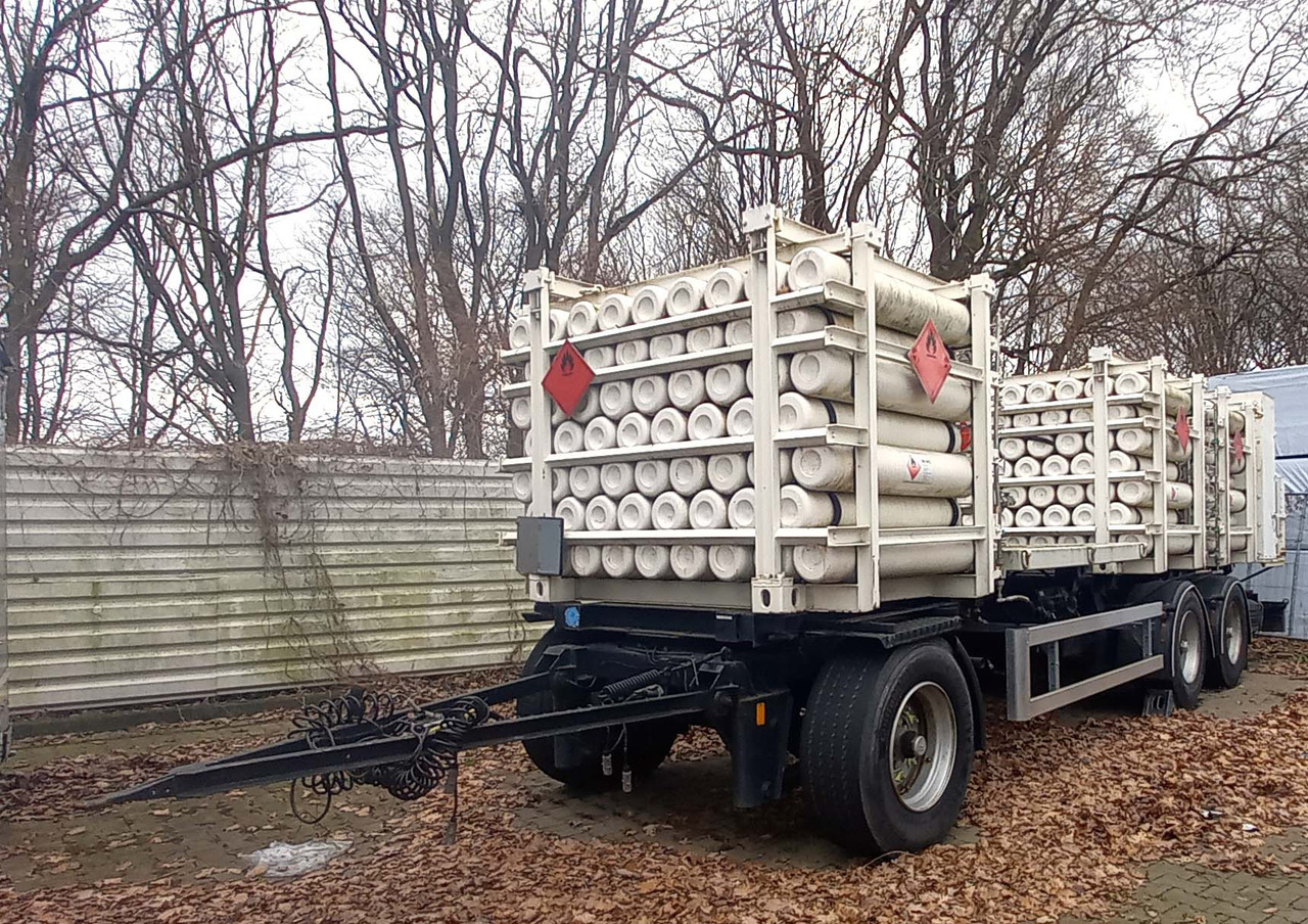 SAMRO Gas semi-trailer tube used for CNG Methane Erdgas 200 Bar - Remorque: photos 1 SAMRO Gas semi-trailer tube used for CNG Methane Erdgas 200 Bar - Remorque: photos 1
