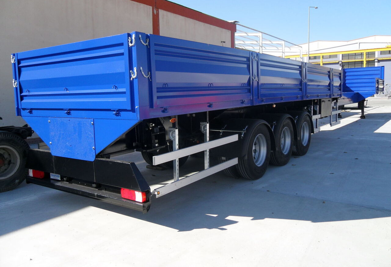 Semi-remorque plateau neuf CEYLAN 3 AXLES FLATBED&PLATFORM WITH SIDE COVER: photos 15
