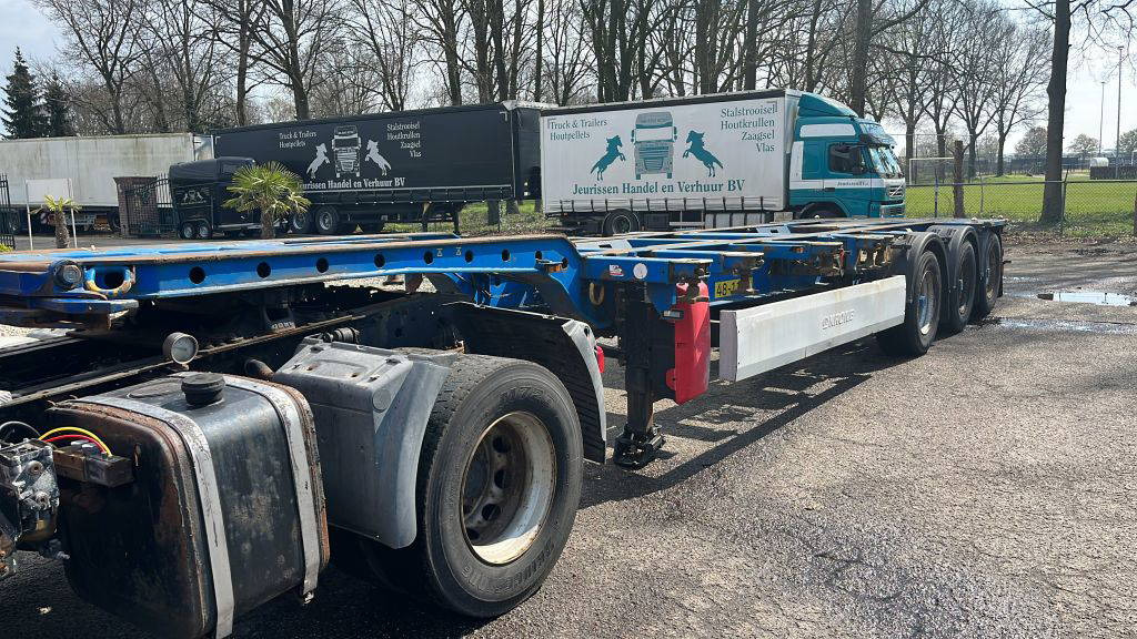 Krone 40FT HC, Voor en achter-uitschuifbaar, BPW 3 stuks - Semi-remorque porte-conteneur/ Caisse mobile: photos 1 Krone 40FT HC, Voor en achter-uitschuifbaar, BPW 3 stuks - Semi-remorque porte-conteneur/ Caisse mobile: photos 1
