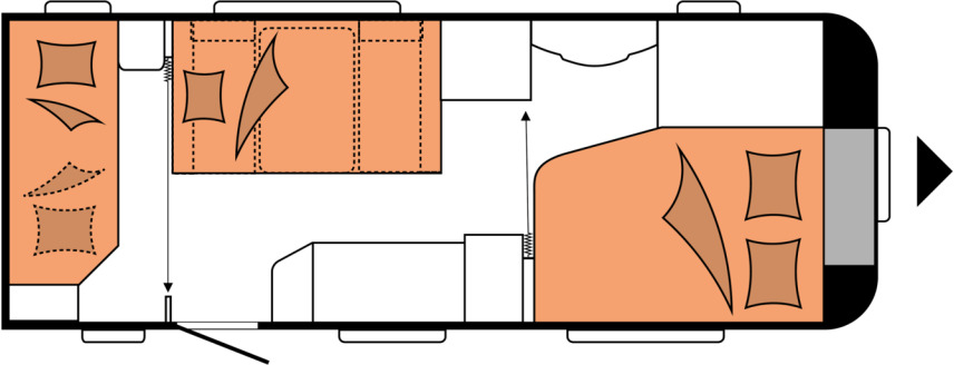 DE LUXE 540 KMFe - Caravane: photos 2 DE LUXE 540 KMFe - Caravane: photos 2