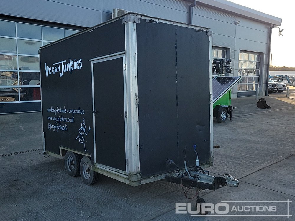Remorque porte engin 1 Ton Box Twin Axle Trailer, Side Door, Roller Door: photos 7 Remorque porte engin 1 Ton Box Twin Axle Trailer, Side Door, Roller Door: photos 7