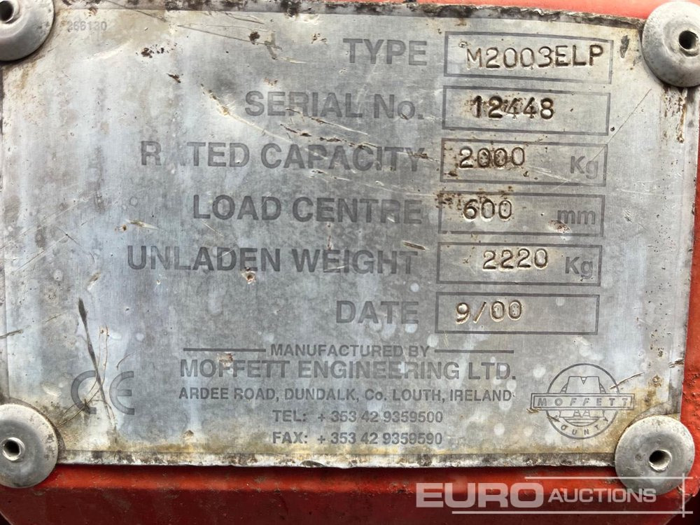 2000 Moffett Mounty M2003 - Chariot élévateur: photos 5 2000 Moffett Mounty M2003 - Chariot élévateur: photos 5