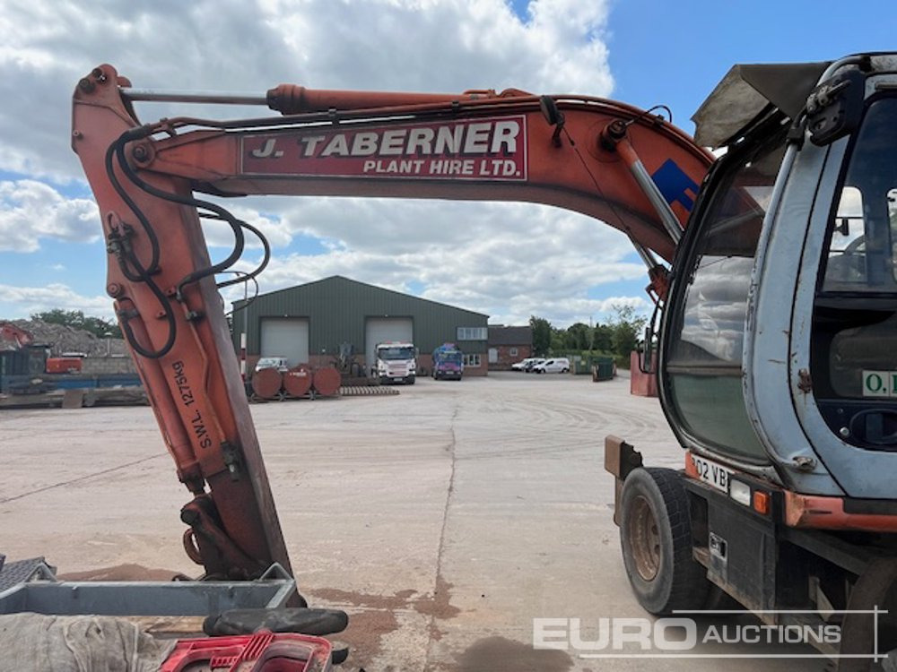 2002 Fiat Hitachi EX135W - Pelle sur pneus: photos 2 2002 Fiat Hitachi EX135W - Pelle sur pneus: photos 2