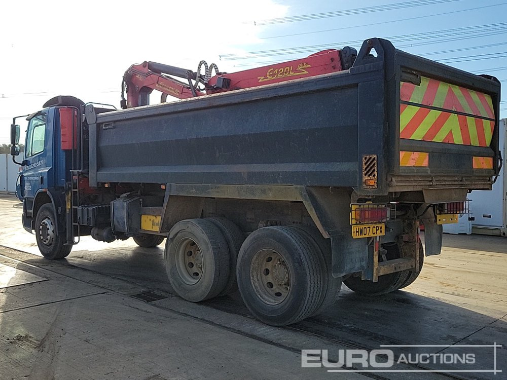 2007 DAF CF75 310 - Camion benne, Camion grue: photos 3 2007 DAF CF75 310 - Camion benne, Camion grue: photos 3
