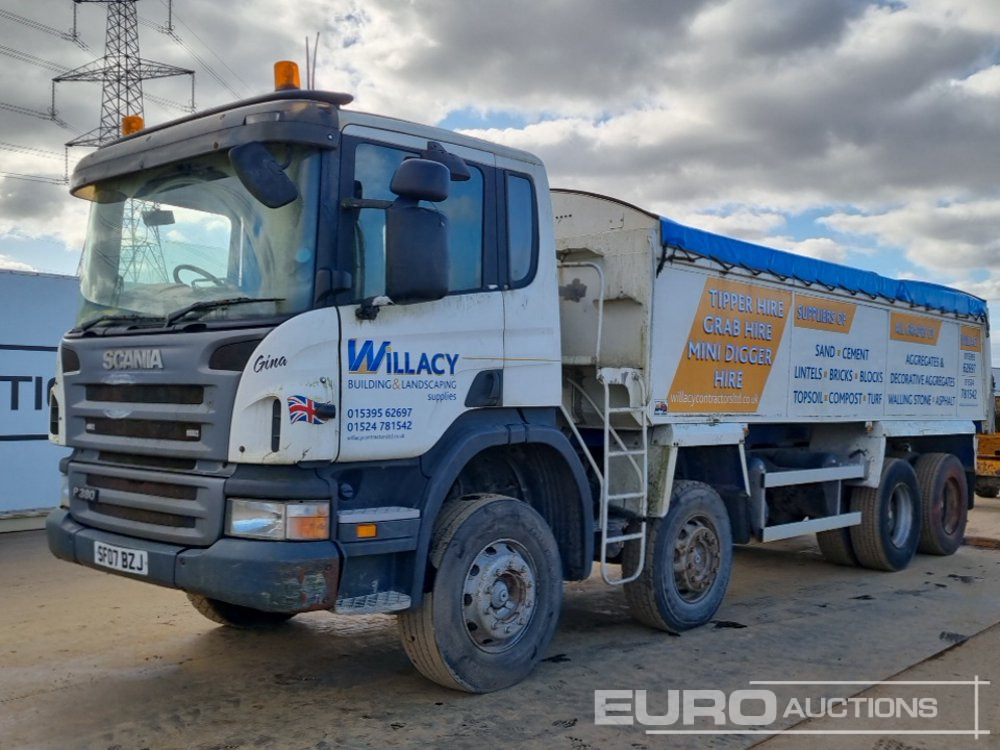 2007 Scania P380 - Camion benne: photos 1 2007 Scania P380 - Camion benne: photos 1
