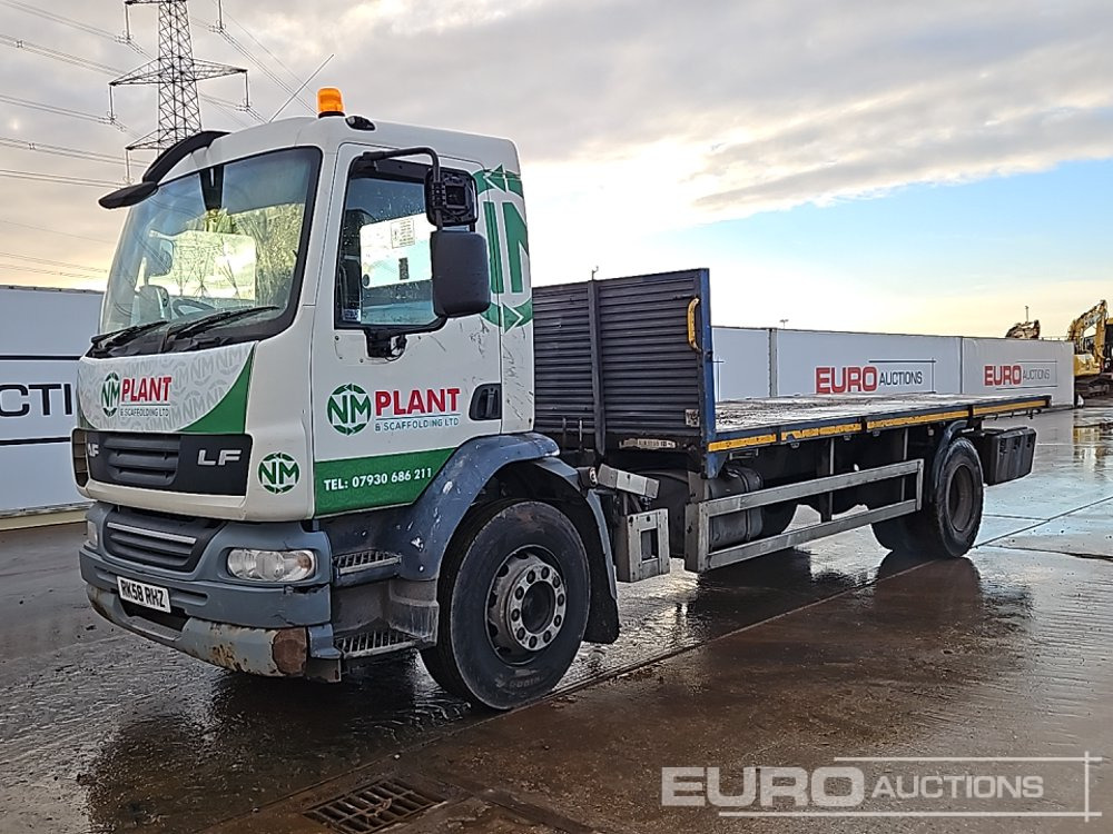 2008 DAF LF55.250 - Camion plateau: photos 1 2008 DAF LF55.250 - Camion plateau: photos 1