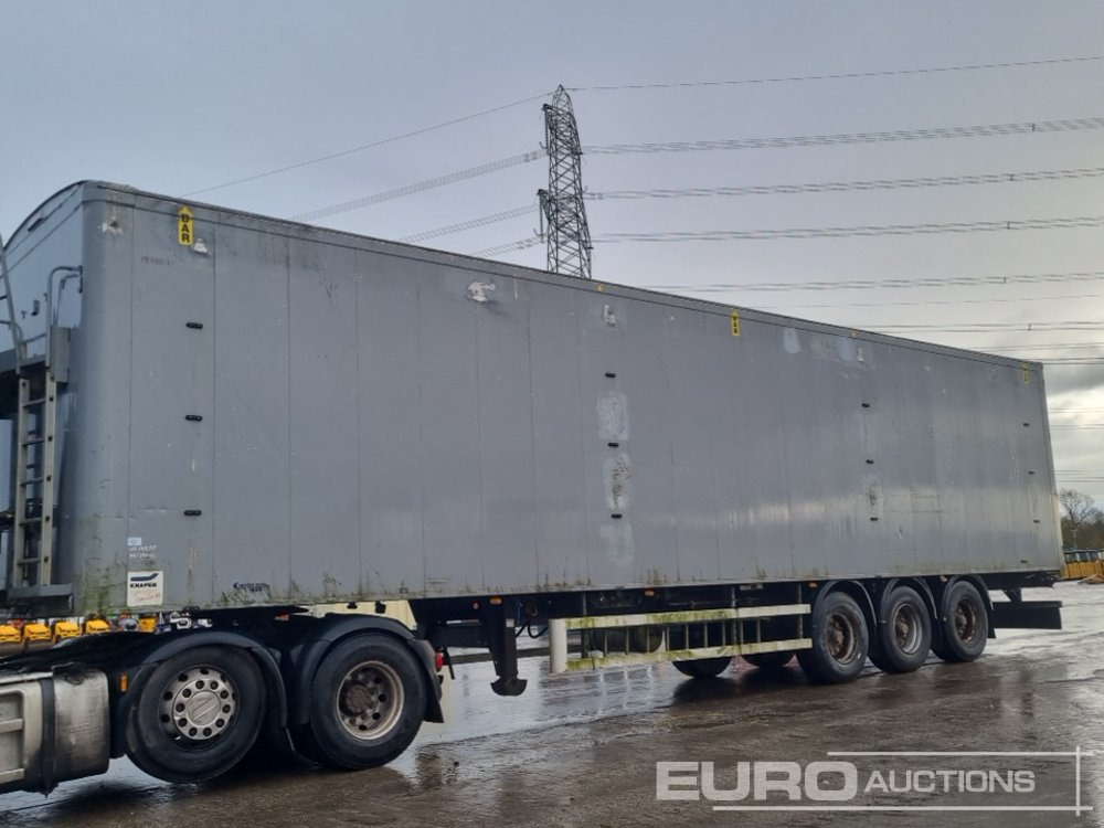 2010 Knapen Tri Axle Bulk Walking Floor Trailer, Esy Sheet - Semi-remorque à fond mouvant: photos 1 2010 Knapen Tri Axle Bulk Walking Floor Trailer, Esy Sheet - Semi-remorque à fond mouvant: photos 1