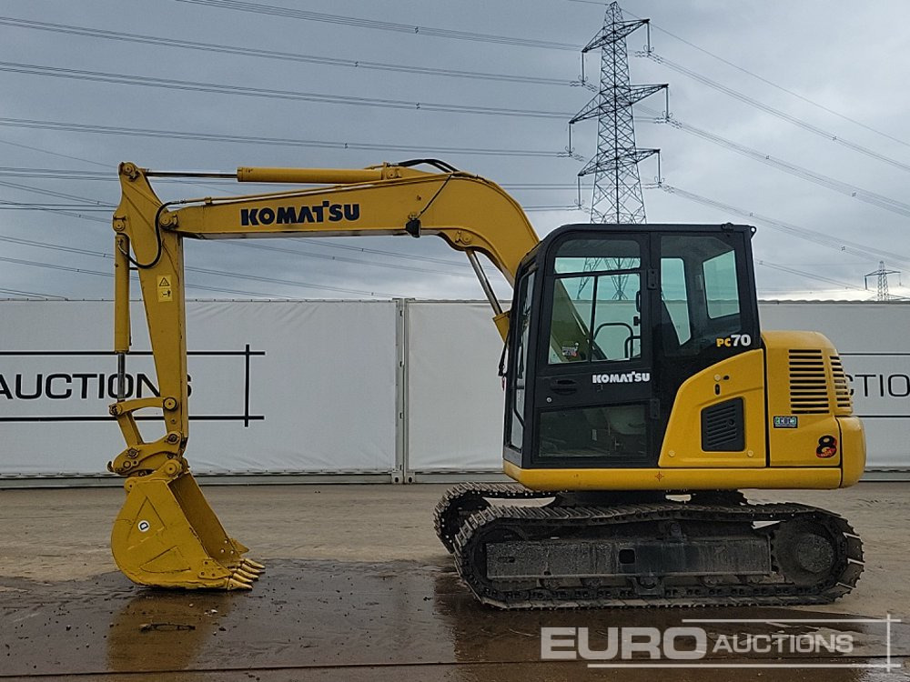 2011 Komatsu PC70-8 - Mini pelle: photos 2 2011 Komatsu PC70-8 - Mini pelle: photos 2