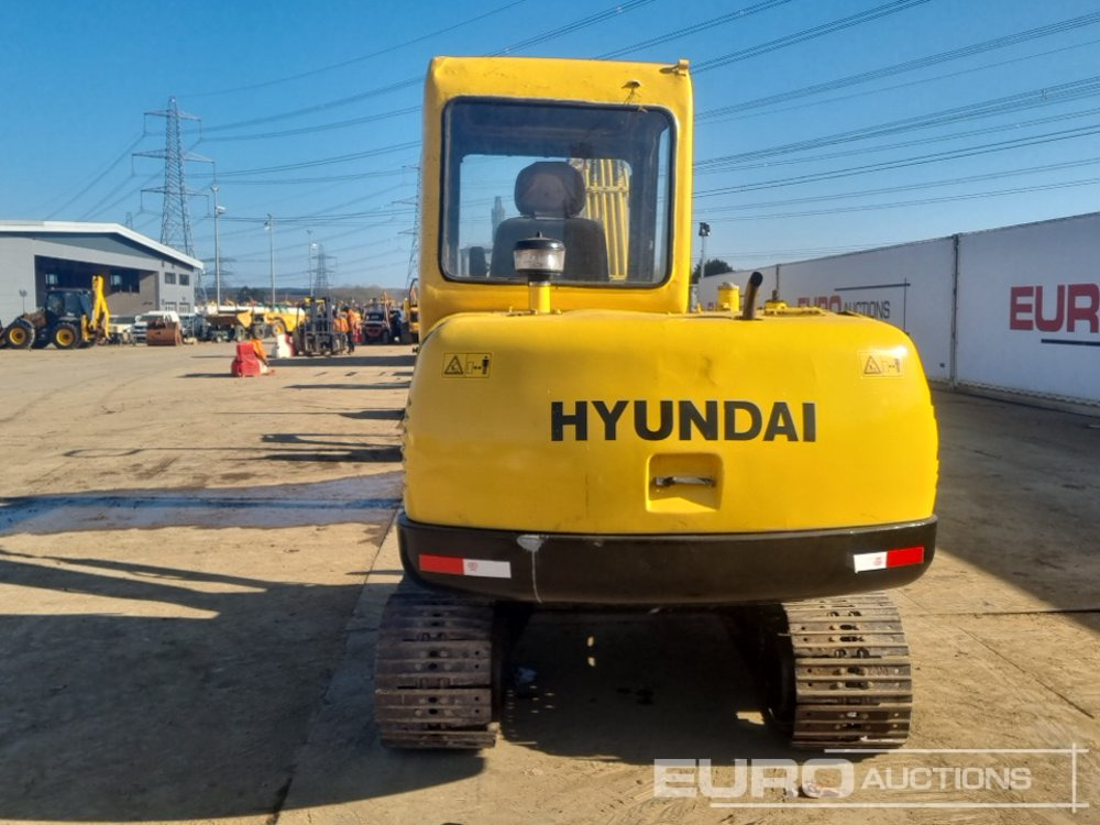 2012 Hyundai R55-7 - Mini pelle: photos 4 2012 Hyundai R55-7 - Mini pelle: photos 4