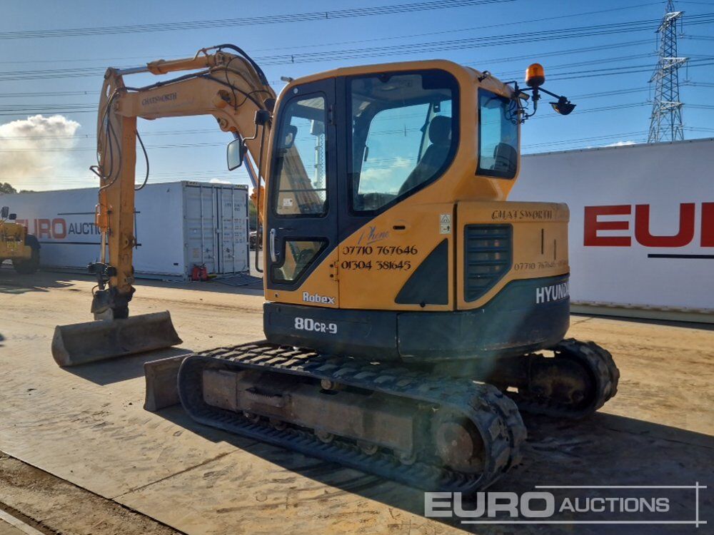 2012 Hyundai R80CR-9 - Pelle: photos 3 2012 Hyundai R80CR-9 - Pelle: photos 3
