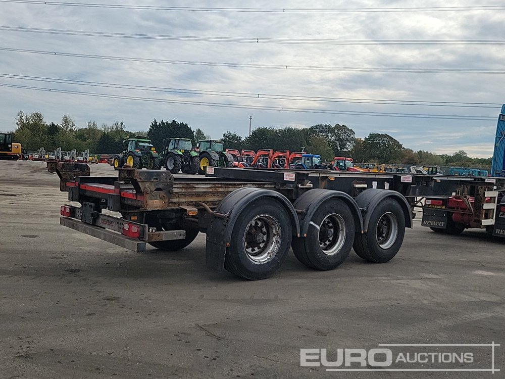 2013 Cartwright Tri Axle Skeleton Trailer, Twist & Lock - Semi-remorque plateau: photos 5 2013 Cartwright Tri Axle Skeleton Trailer, Twist & Lock - Semi-remorque plateau: photos 5