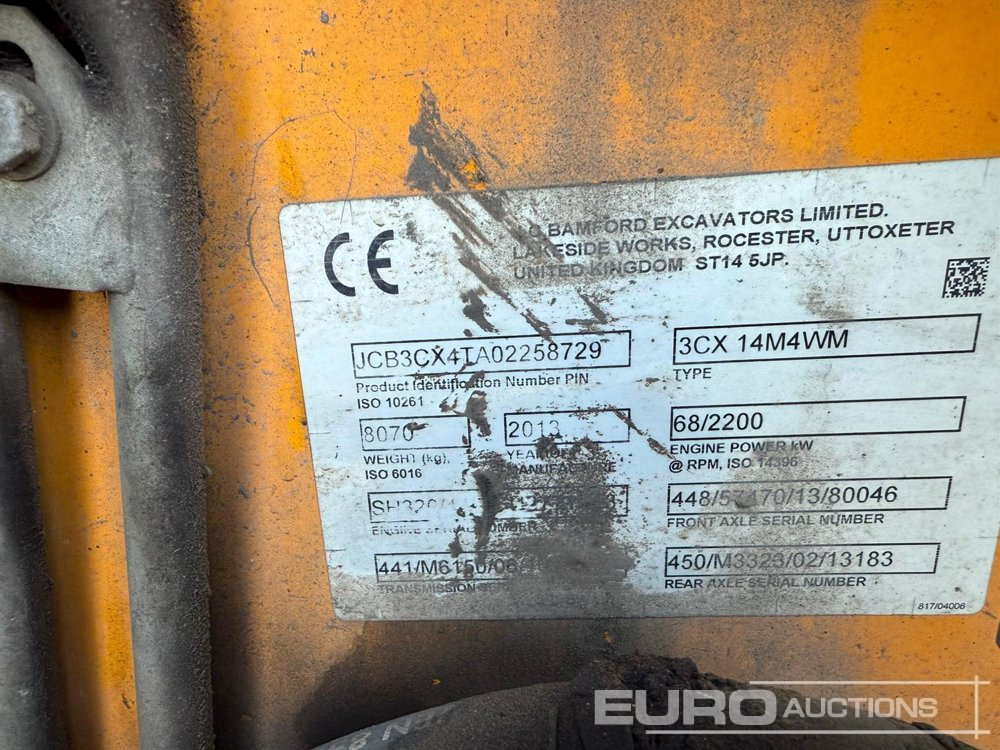 Tractopelle 2013 JCB 3CX P21 ECO: photos 11