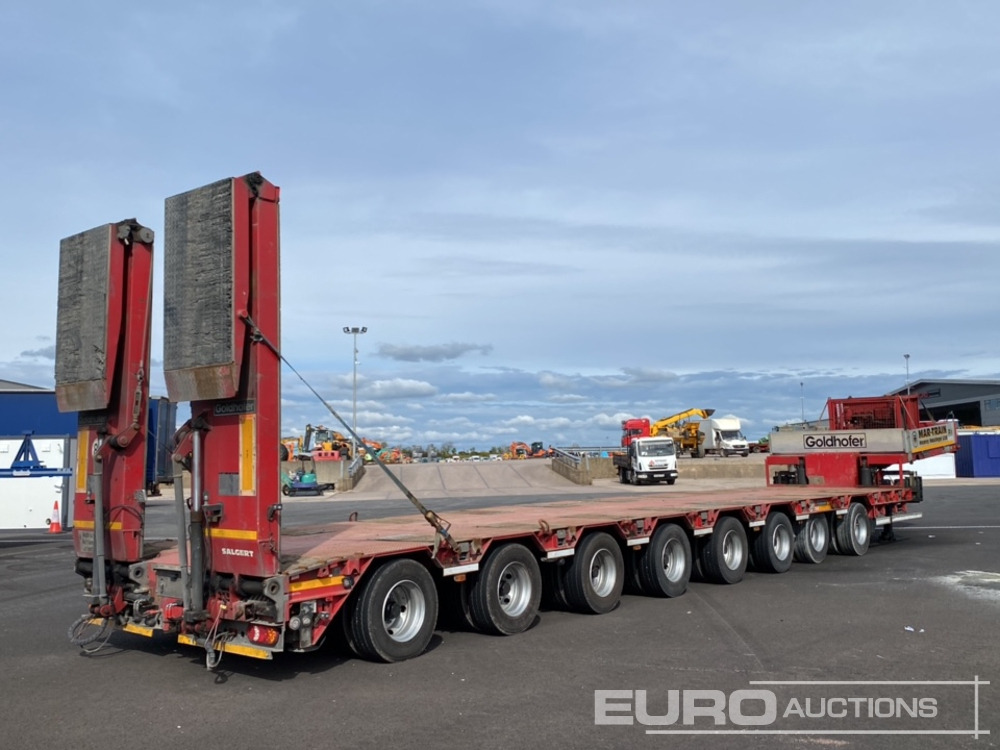 2014 Goldhofer 8 Axle Double Extending Stepframe Low Loader Trailer, Hydraulic Rear Steering, Hydraulic Ramps, Out Riggers, Extending To 24m, 2.75m Wide - Semi-remorque surbaissé: photos 5 2014 Goldhofer 8 Axle Double Extending Stepframe Low Loader Trailer, Hydraulic Rear Steering, Hydraulic Ramps, Out Riggers, Extending To 24m, 2.75m Wide - Semi-remorque surbaissé: photos 5
