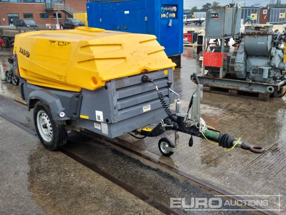 Compresseur d'air 2015 Atlas Copco XAS67KD 130CFM: photos 7