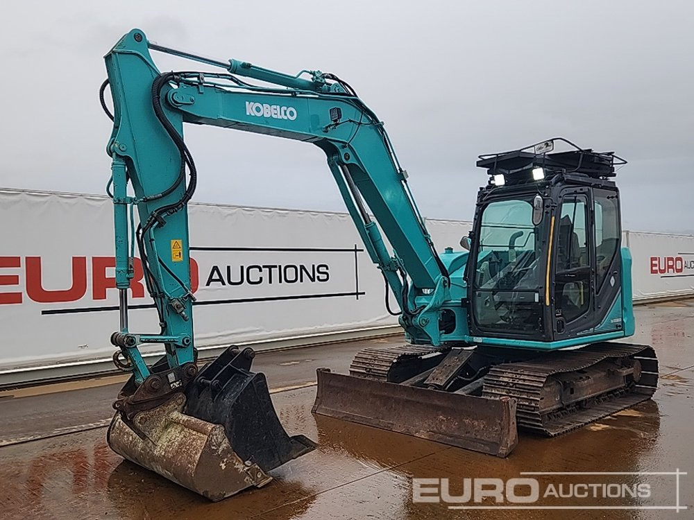 2015 Kobelco SK85MSR-3E - Mini pelle: photos 1 2015 Kobelco SK85MSR-3E - Mini pelle: photos 1