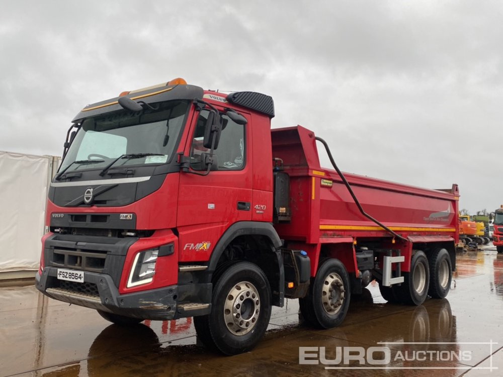 2015 Volvo FMX 420 - Camion benne: photos 1 2015 Volvo FMX 420 - Camion benne: photos 1