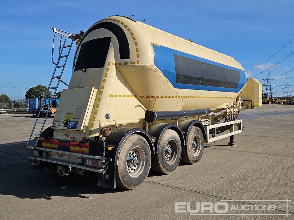 2016 Feldbinder Tri Axle Powder Tanker Trailer, Rear Lifting Axle - Remorque citerne: photos 5 2016 Feldbinder Tri Axle Powder Tanker Trailer, Rear Lifting Axle - Remorque citerne: photos 5