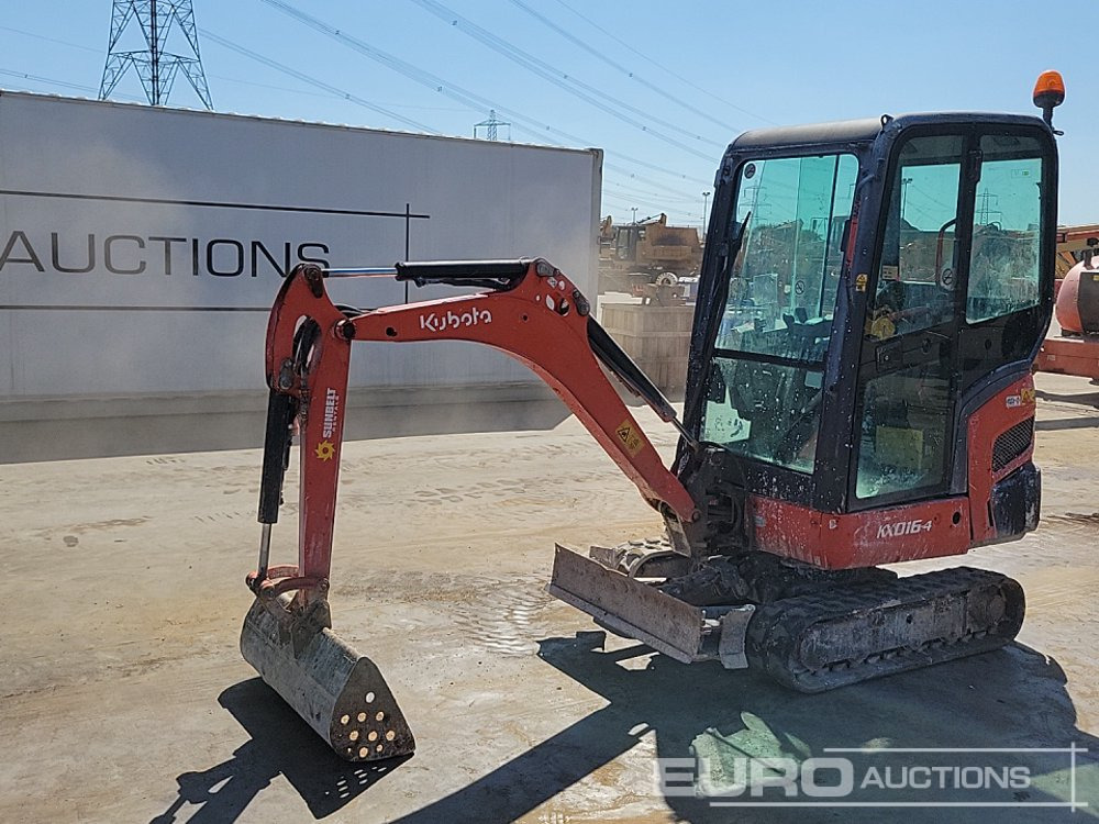2016 Kubota KX016-4 - Mini pelle: photos 1 2016 Kubota KX016-4 - Mini pelle: photos 1