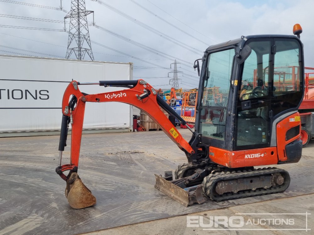 2016 Kubota KX016-4 - Mini pelle: photos 1 2016 Kubota KX016-4 - Mini pelle: photos 1